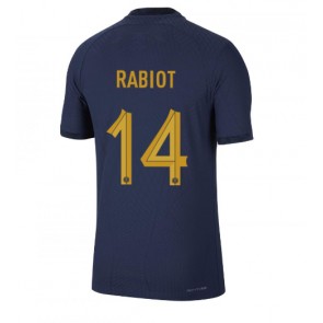 Francja Adrien Rabiot #14 Koszulka Podstawowych MŚ 2022 Krótki Rękaw